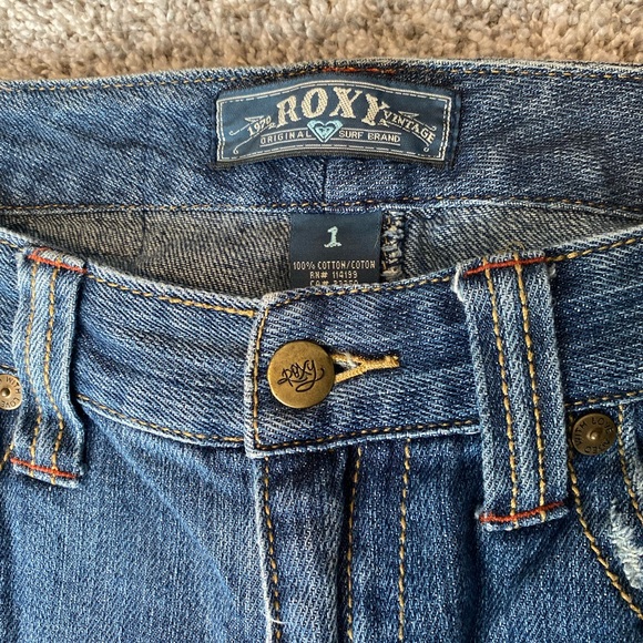 vintage y2k low rise roxy jeans - Picture 2 of 4
